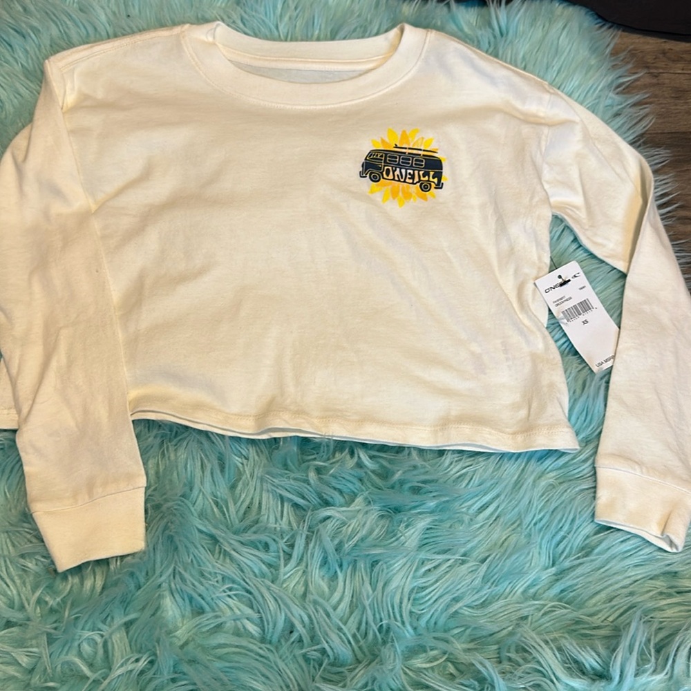 Oneill long sleeve crop NWT xs size 5/6